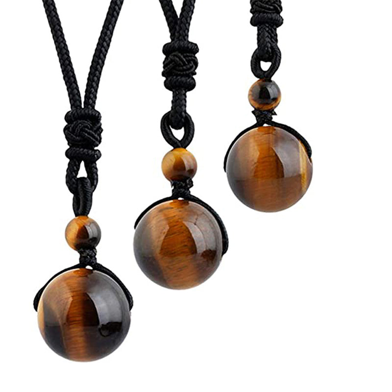 Nimara Ritual Tibetan Tiger's Eye Bracelet Necklace Set
