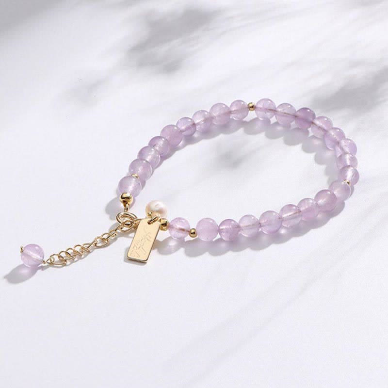 Nimara Ritual Natural Amethyst Crystal Relieves Stress Bracelet