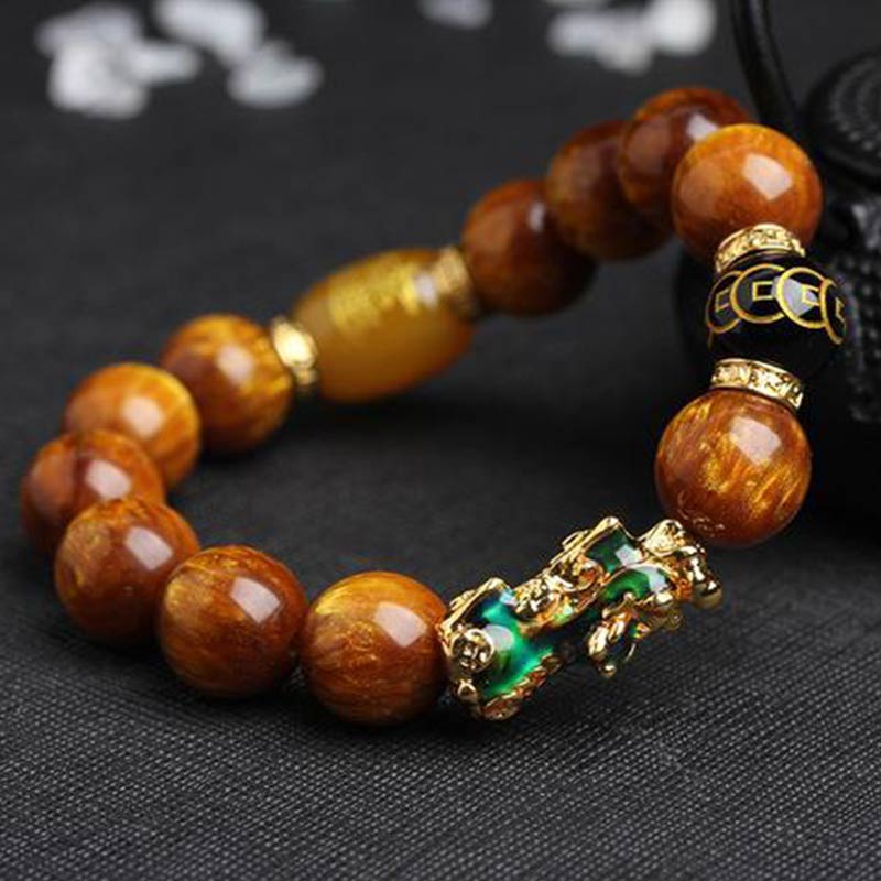 Nimara Ritual FengShui Tiger Eye PiXiu Wealth Bracelet