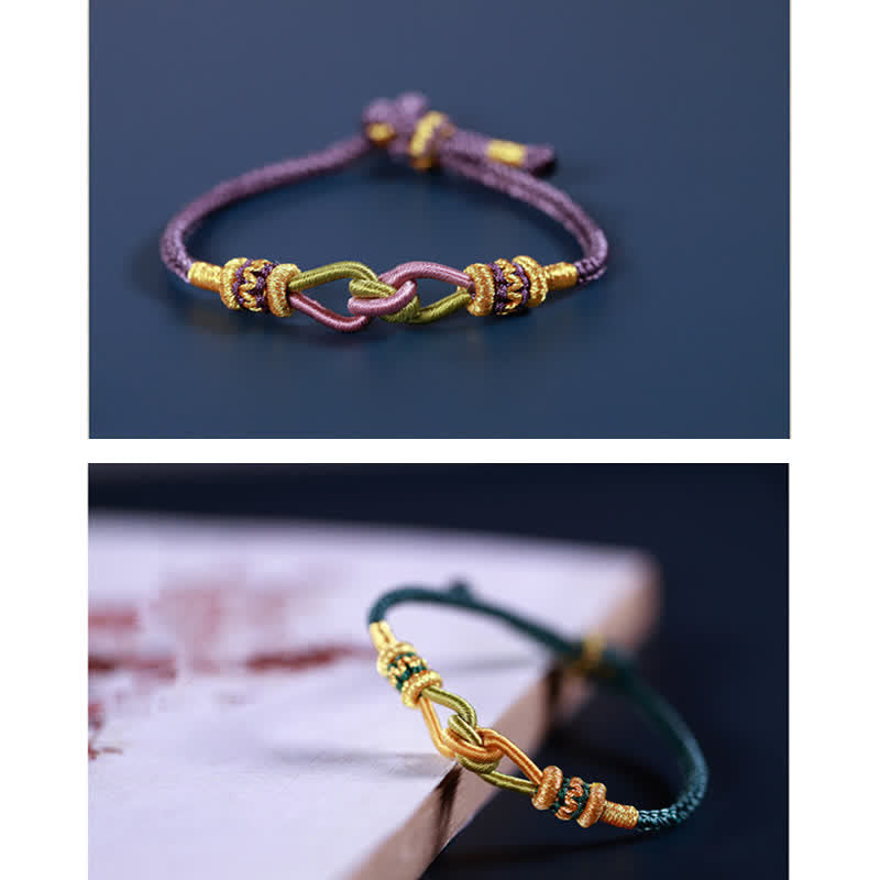 Nimara Ritual Handmade Knotting Faith Strength Braid String Bracelet