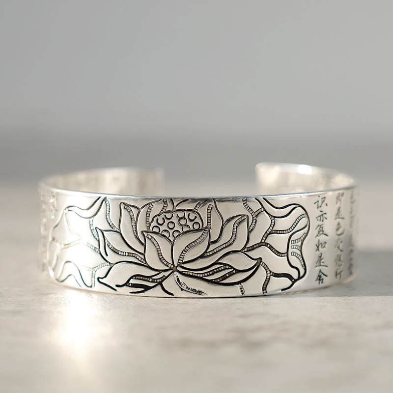 Nimara Ritual Tibetan Lotus White Copper Luck Bracelet