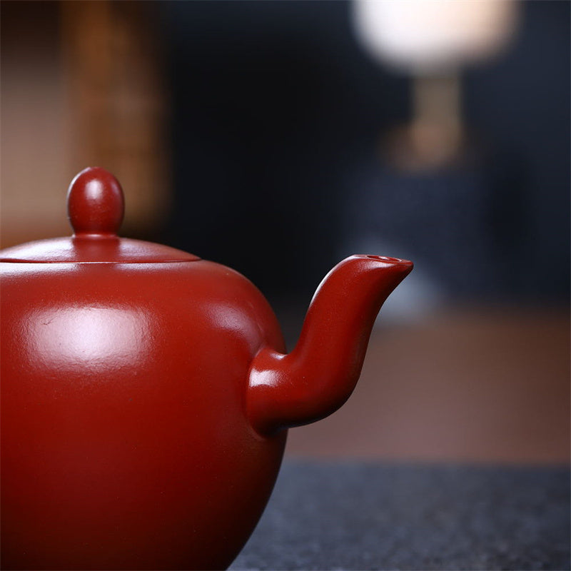 Nimara Ritual Yixing Semi-handmade Brown Purple Clay Kung Fu Teapot 200ml