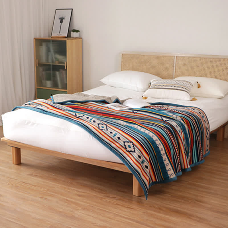 Nimara Ritual Geometric Warm Soft Bed Throw Blanket