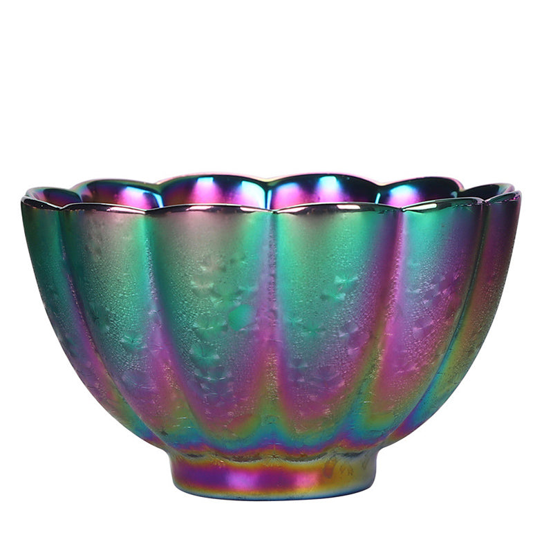 Nimara Ritual Rainbow Color Jianzhan Ceramic Teacup Kung Fu Tea Cup Bowl