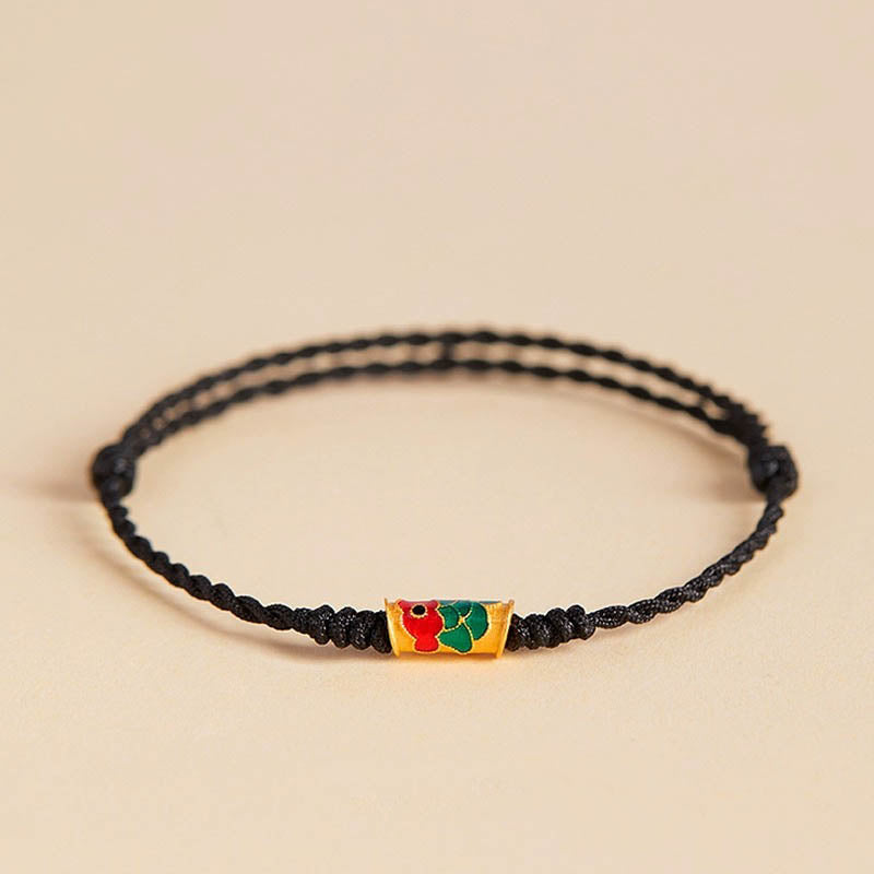 Nimara Ritual Handcrafted Koi Fish Wealth Prosperity Braided Rope Bracelet