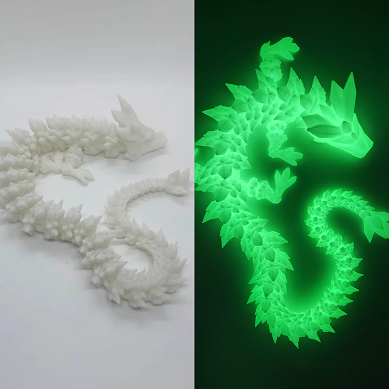 Nimara Ritual Feng Shui Dragon Luminous 3D Printed Dragon Luck Success Home Decoration