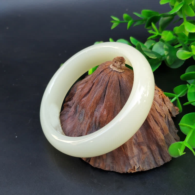 Nimara Ritual Jade Luck Blessing Happiness Bangle Bracelet