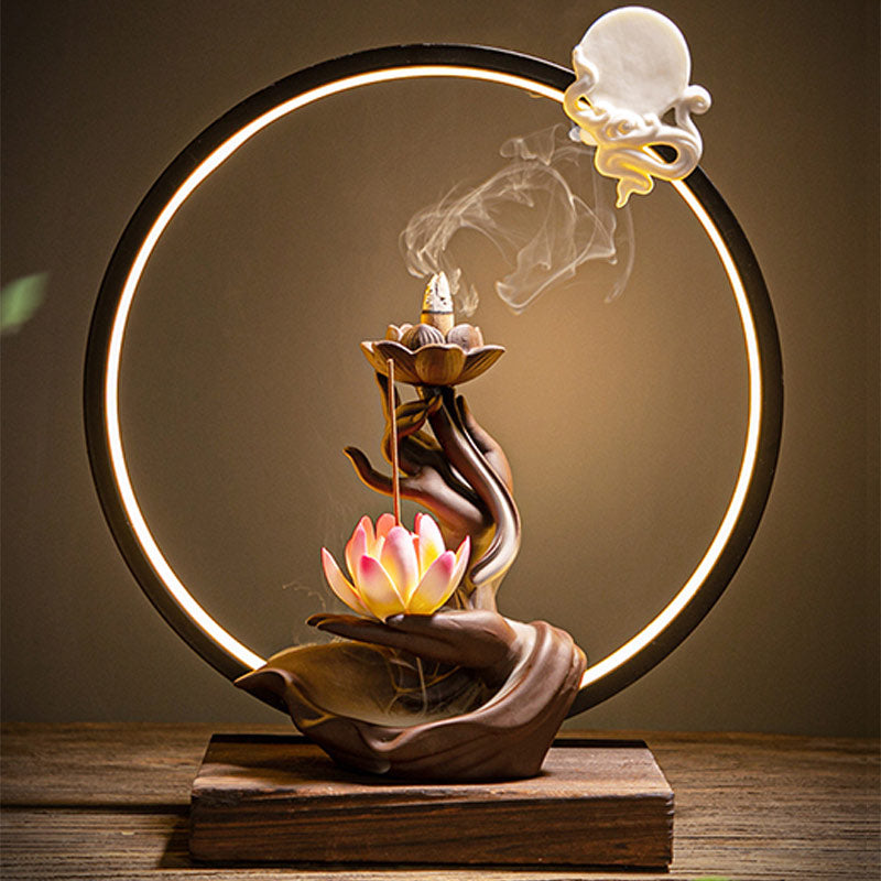 Nimara Ritual Lotus Bergamot Healing Incense Burner