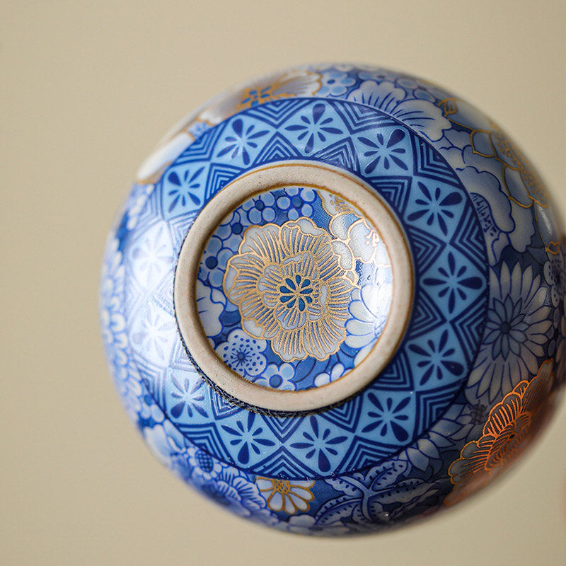 Nimara Ritual Lotus Chrysanthemum Plum Blossom Flower Teacup Kung Fu Tea Cup Teapot