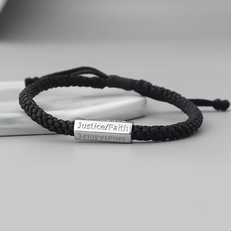 Nimara Ritual Seven Deadly Sins Seven Virtues Braided String Bracelet