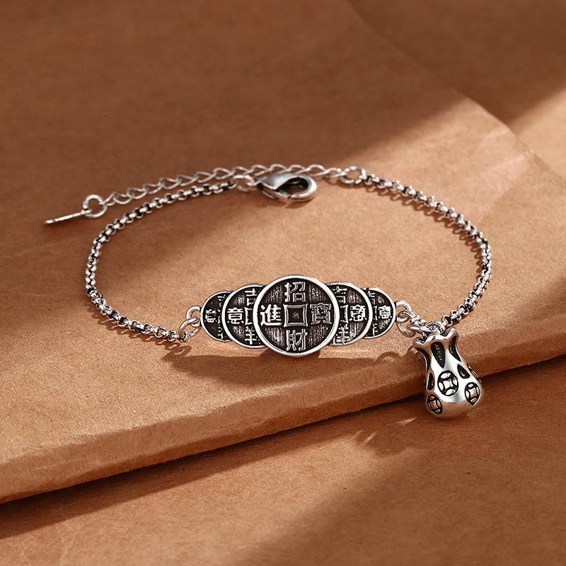 Nimara Ritual Copper Coin Money Bag Wealth Bracelet