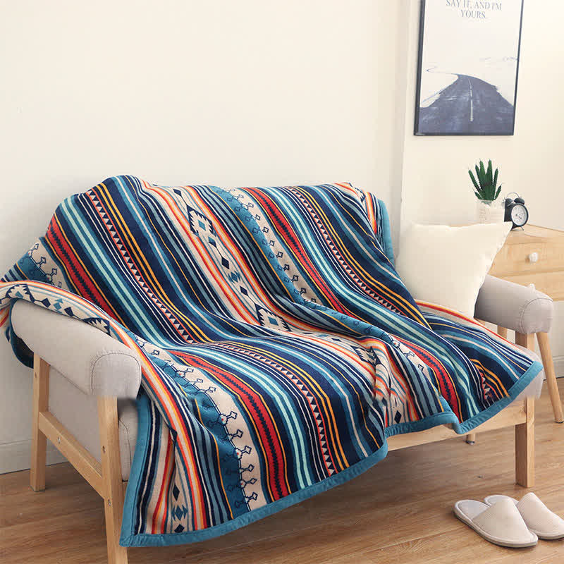 Nimara Ritual Geometric Warm Soft Bed Throw Blanket