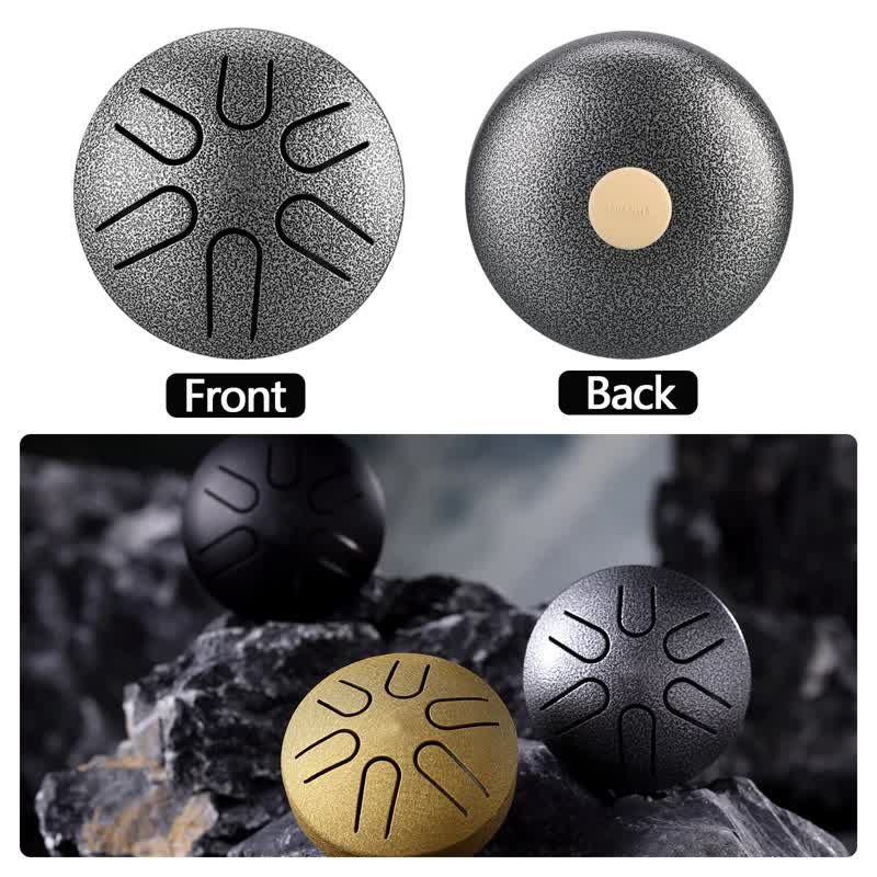 Nimara Ritual Mini Steel Tongue Drum 3 Inch Sound Healing Drum Kit