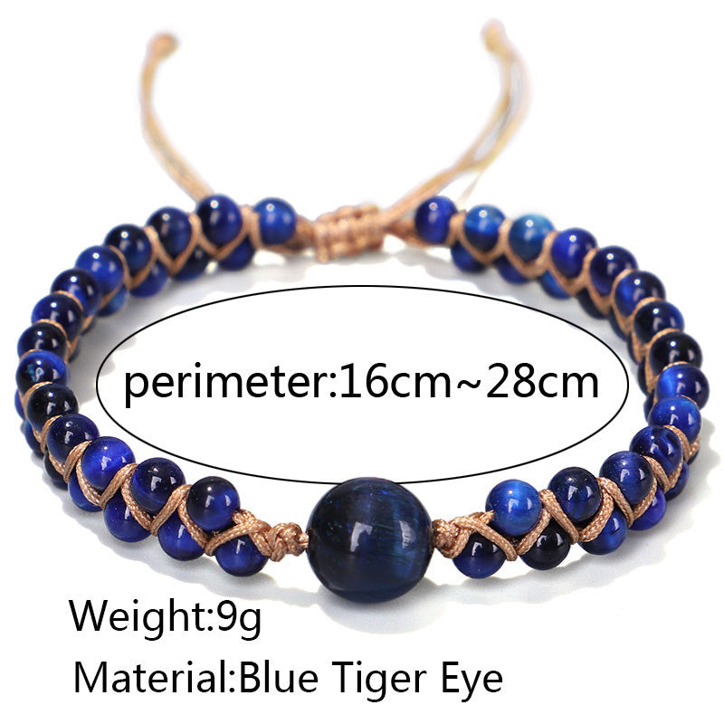Nimara Ritual Divine Blue Tiger Eye Stone Protection Bracelet