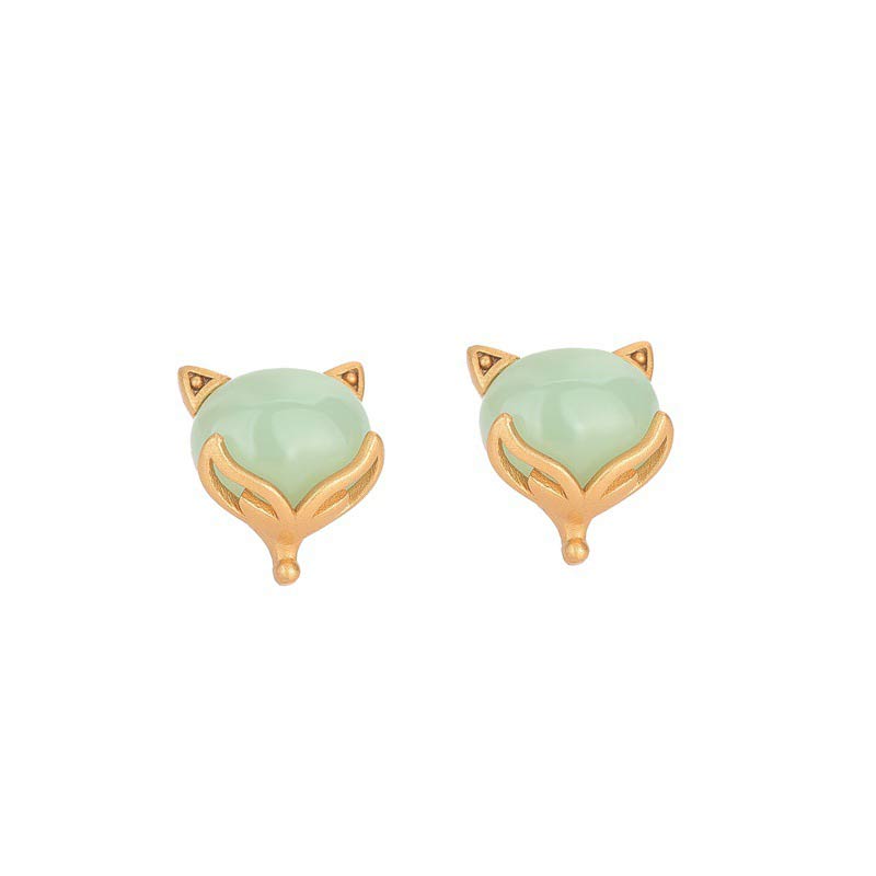 Nimara Ritual FengShui Jade Luck Earrings
