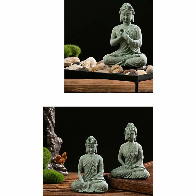 Nimara Ritual Tibetan Meditation Contemplation Buddha Serenity Compassion Statue Figurine Decoration