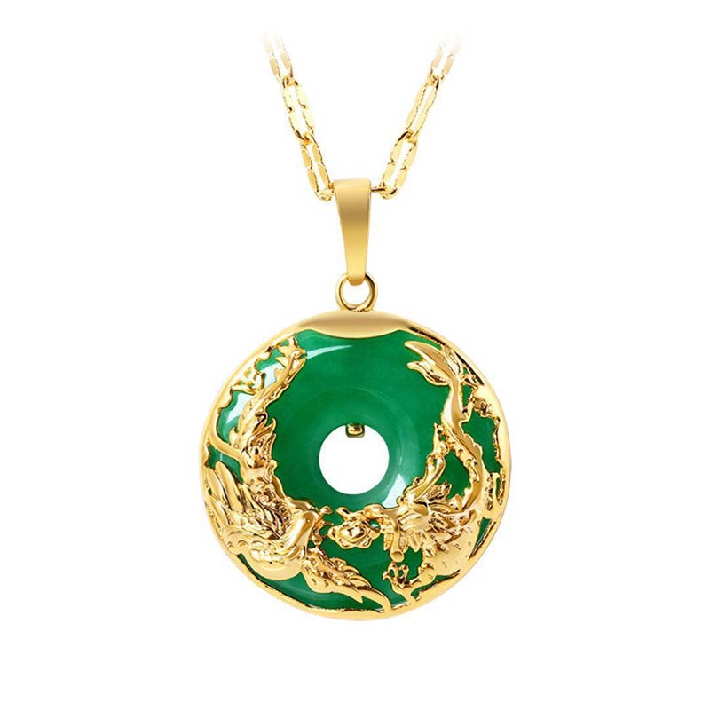 Nimara Ritual Natural Jade Prosperity Necklace