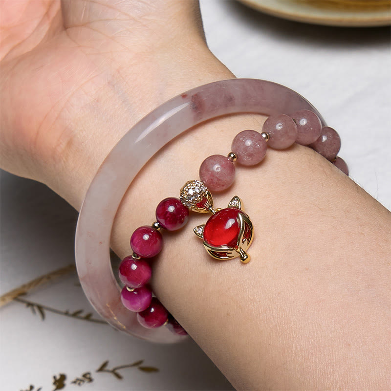 Nimara Ritual Enhance Happiness and Joy Purple Bracelet Bangle Bundle