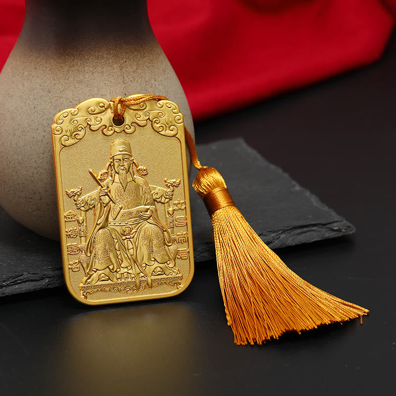 Nimara Ritual Feng Shui Auspicious Star Wenchang Pen Pagoda Koi Fish Car Hanging Decoration
