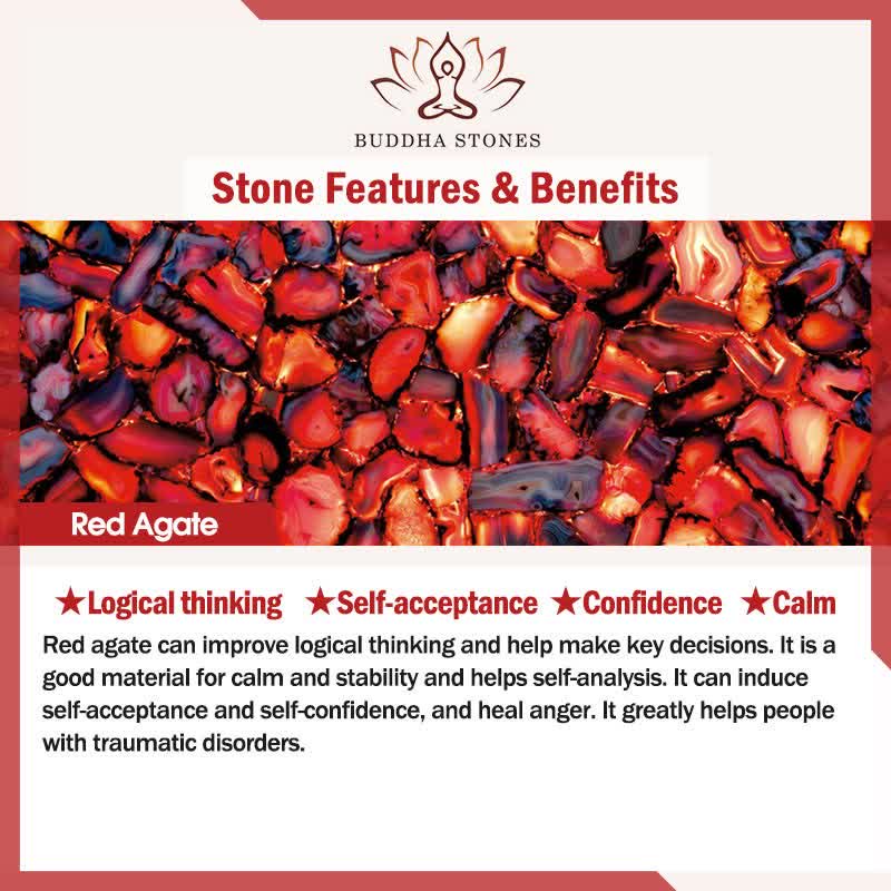 Nimara Ritual Red Agate Flower Leaf Calm Confidence Tassel Hairpin