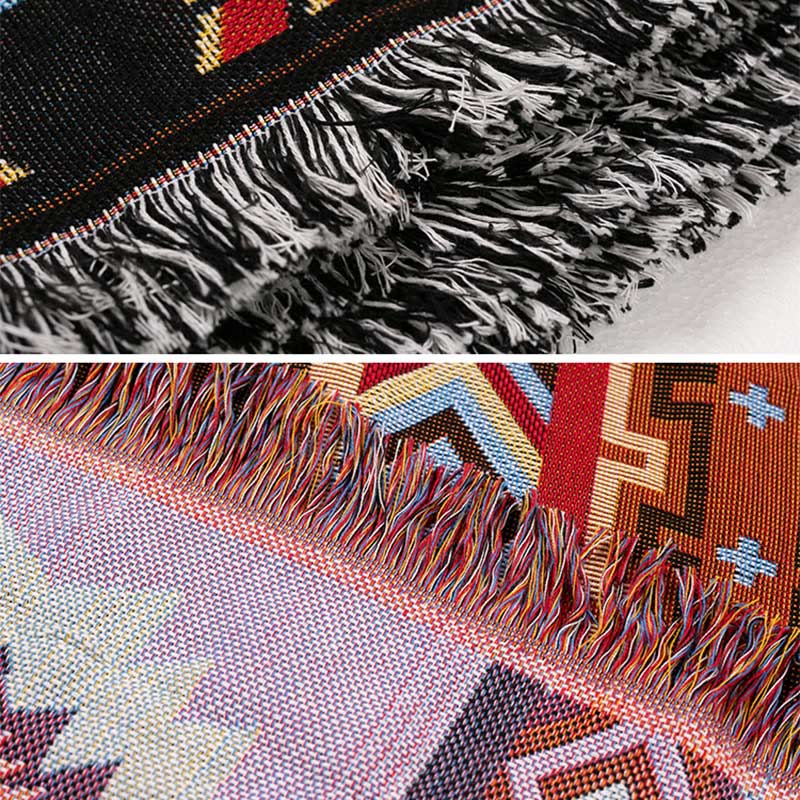 Nimara Ritual Geometric Warm Comfortable Camping Home Office Bed Blanket