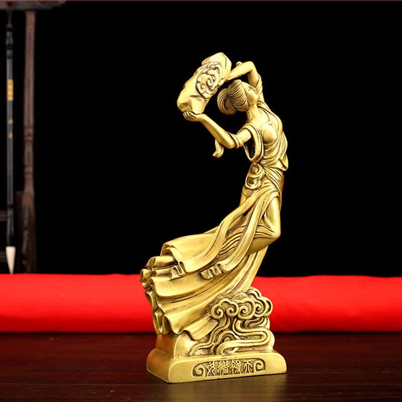 Nimara Ritual Bodhisattva Nuwa Mends The Sky Protection Copper Statue Decoration
