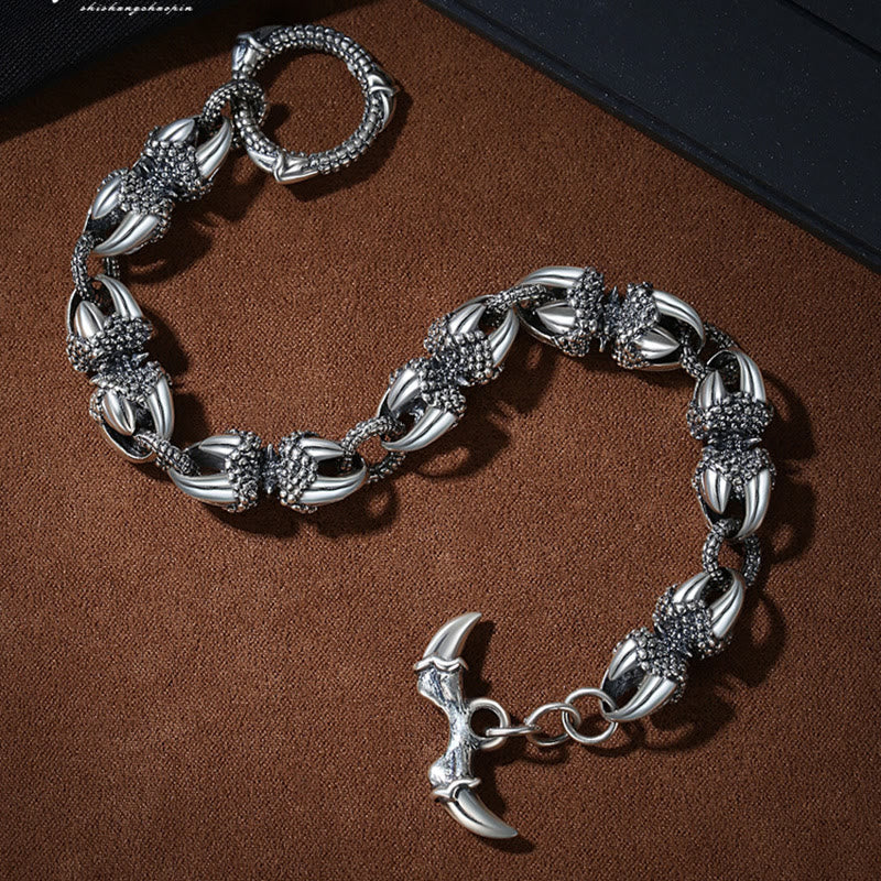 Nimara Ritual Dragon Claw Engraved Strength Protection Bracelet