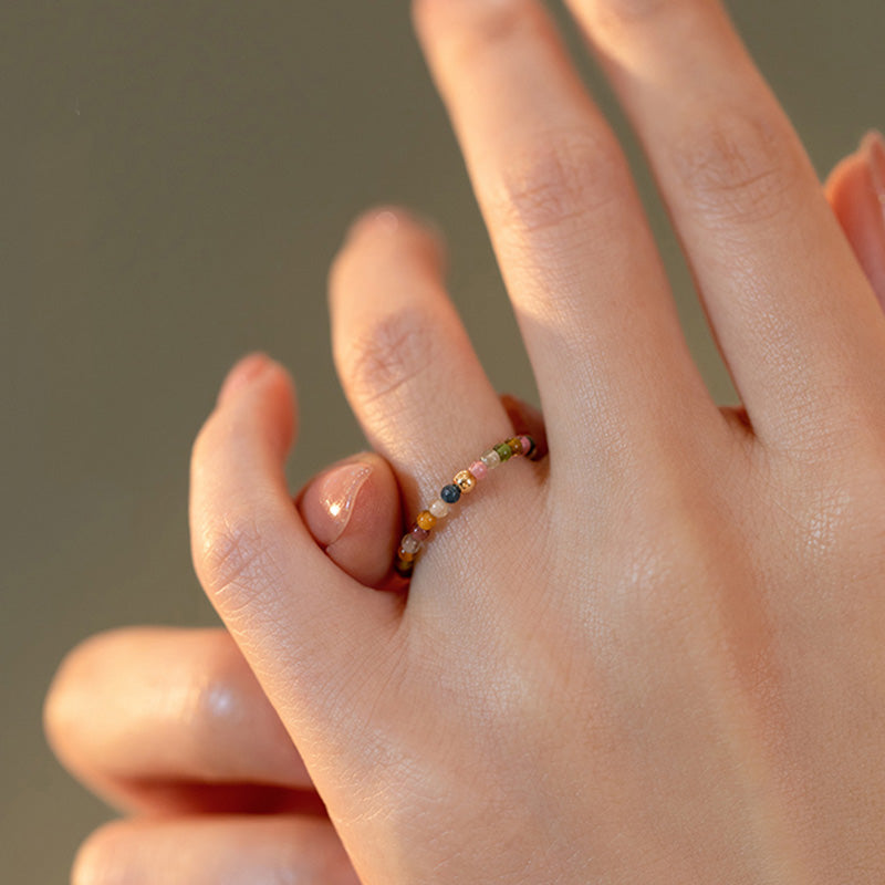 Nimara Ritual Natural Tourmaline Positive Love Ring
