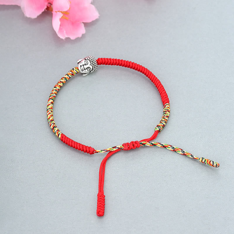 Nimara Ritual Handmade Colorful King Kong Knot Buddha Serenity String Bracelet