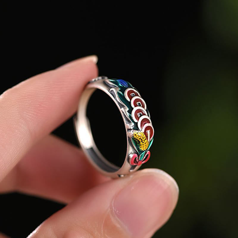 Nimara Ritual Feng Shui Five Emperor Coins Wealth Ring