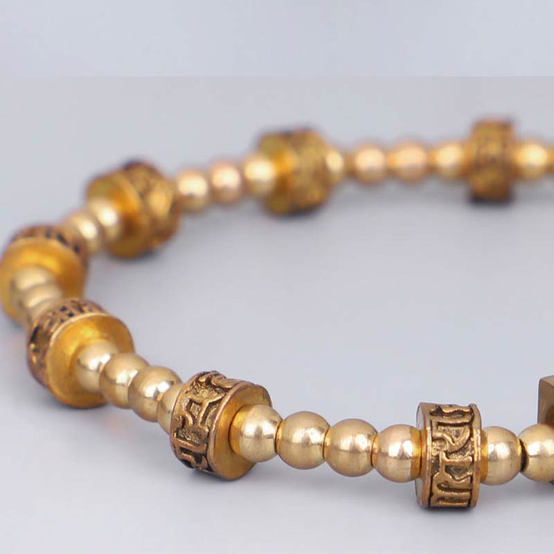 Nimara Ritual Tibetan Curse Six True Words Wealth Bracelet