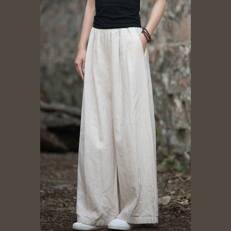 Nimara Ritual Retro Wide Leg Pants Casual Women's Yoga Pants With Pockets