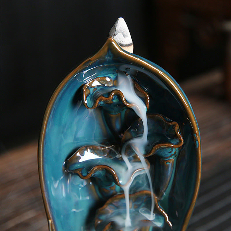 Nimara Ritual Waterfall Incense Burner Backflow Incense Holder
