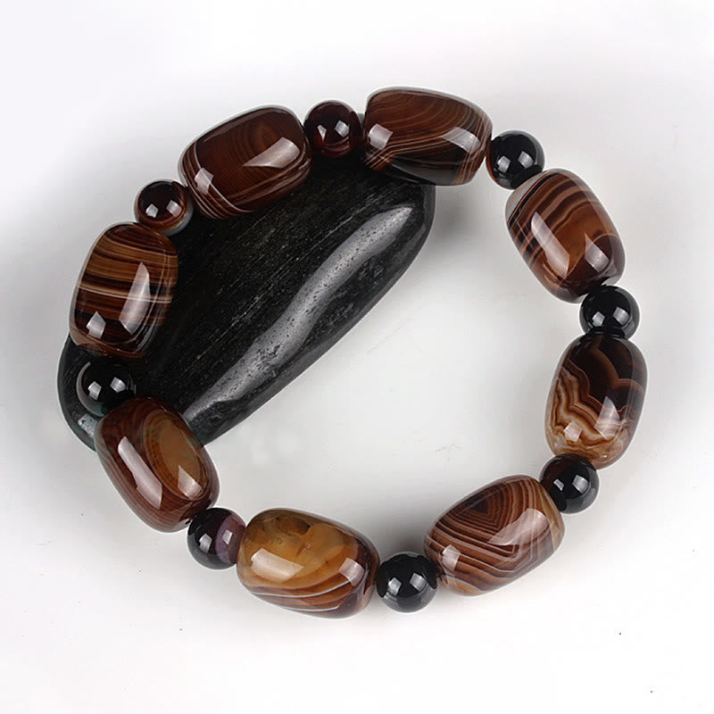 Nimara Ritual Natural Sardonyx Courage Happiness Bracelet