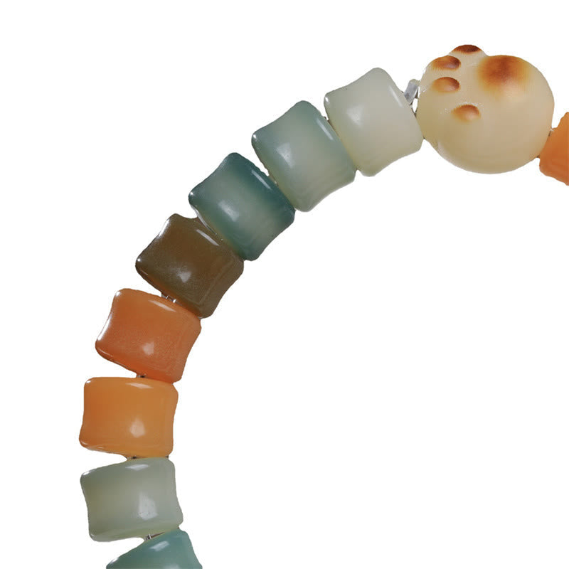 Nimara Ritual Colorful Bodhi Seed Cat Paw Wisdom Bracelet