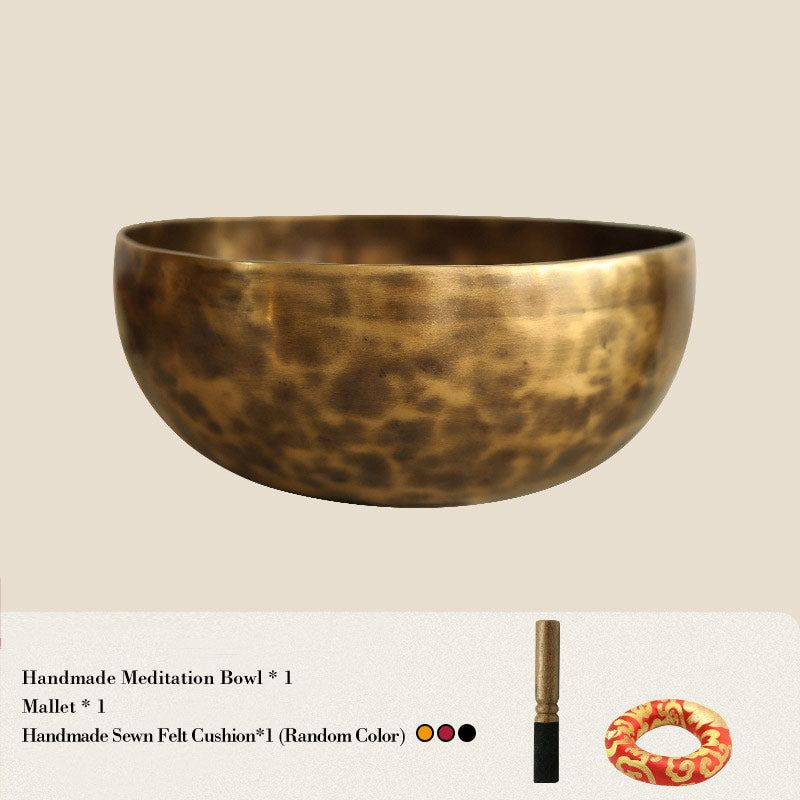 Nimara Ritual Tibetan Sound Bowl Handcrafted for Healing and Meditation Positive Energy Singing Bowl Set
