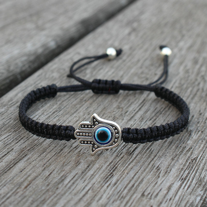 Nimara Ritual Handmade Hamsa Symbol Protection Luck String Bracelet