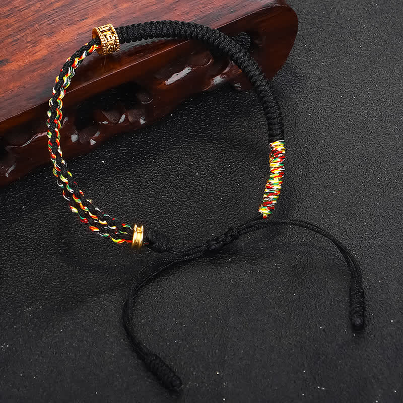 Nimara Ritual Om Mani Padme Hum Protection Luck String Bracelet
