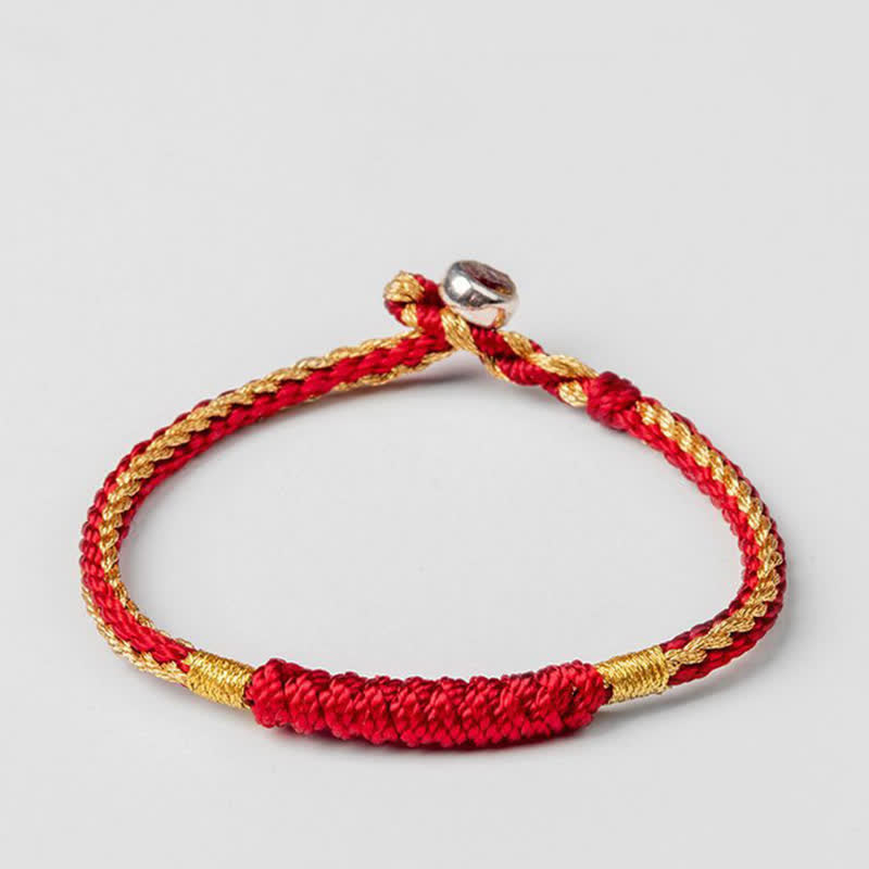 Nimara Ritual Tibetan Handmade Braid Luck String Protection Bracelet
