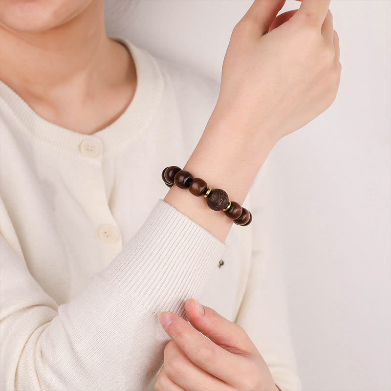 Nimara Ritual Natural Rosewood Compassion Bracelet