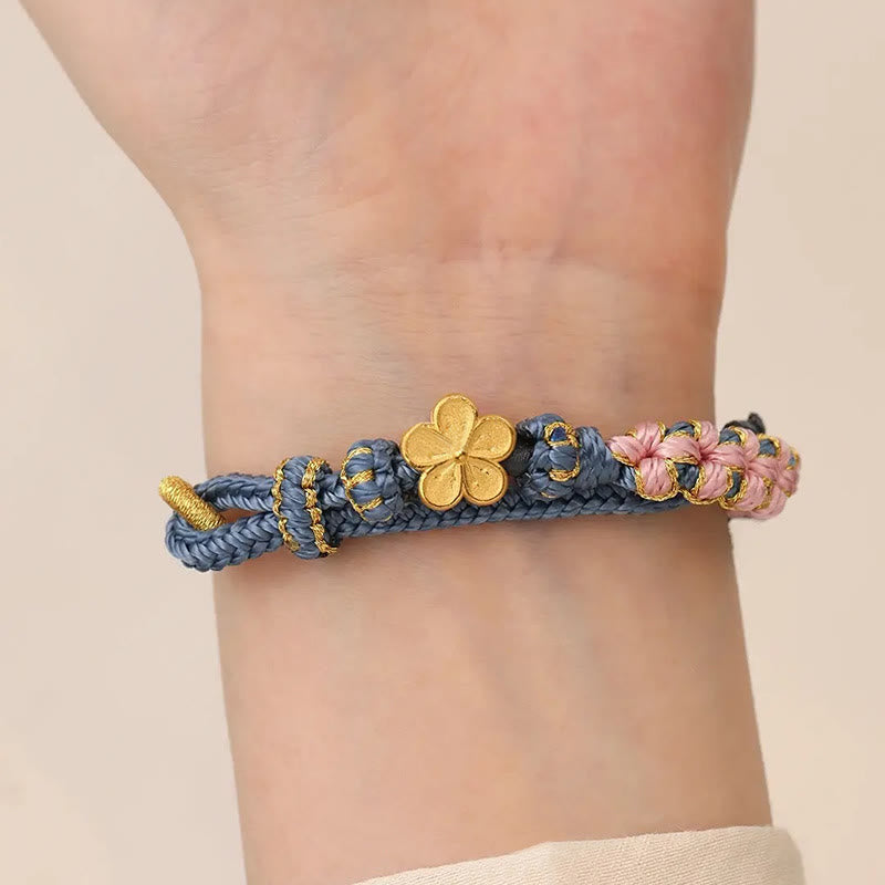 Nimara Ritual Peach Blossom Design Wealth String Bracelet