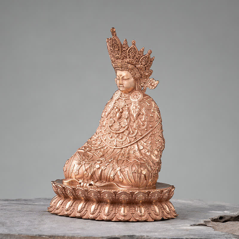 Nimara Ritual Shakyamuni Figurine Compassion Handmade Copper Statue Decoration
