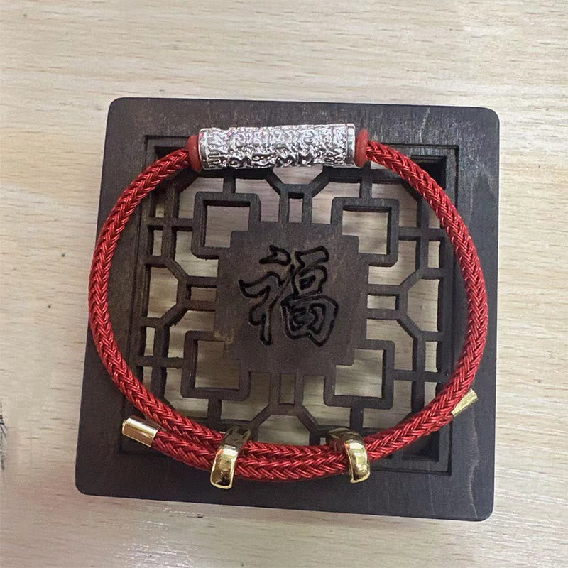 Nimara Ritual Tibet Handmade Tai Sui Rope Protection Strength Braided Bracelet