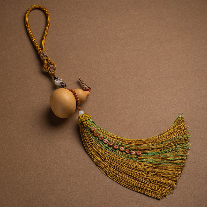 Nimara Ritual Feng Shui Coins Gourd Chinese Knot Lucky Coins Five Emperor Money Wealth Tassels Decoration