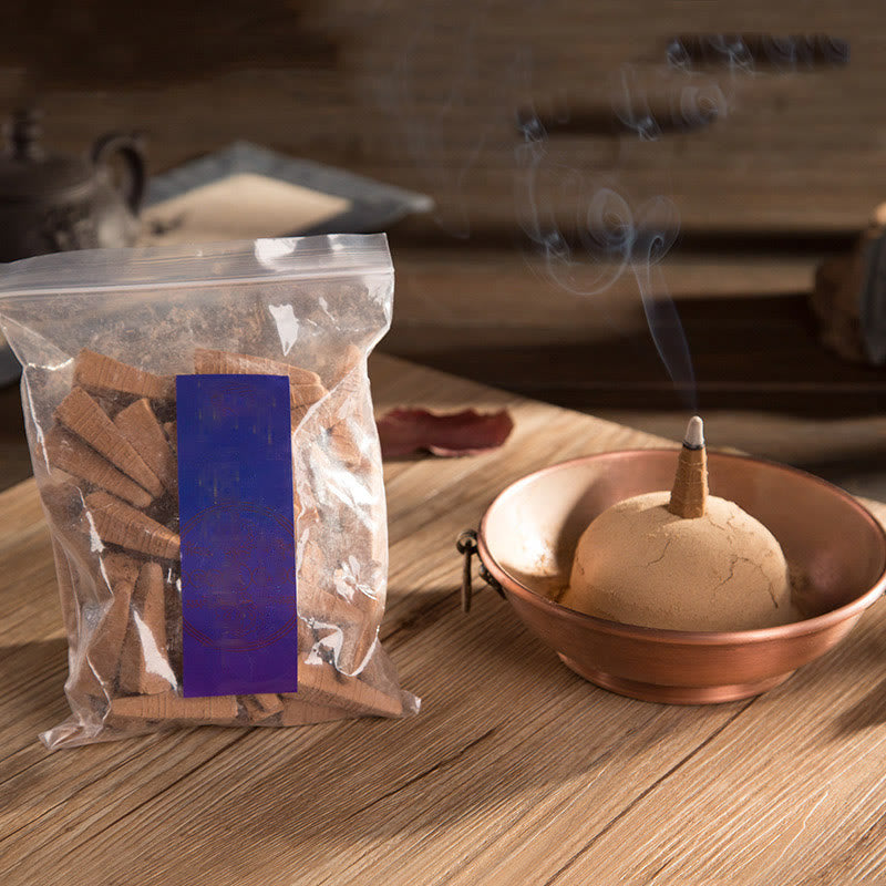 Nimara Ritual Small Copper Prayer Altar Portable Burning Holder Incense Sage Smudging Rituals Use Items