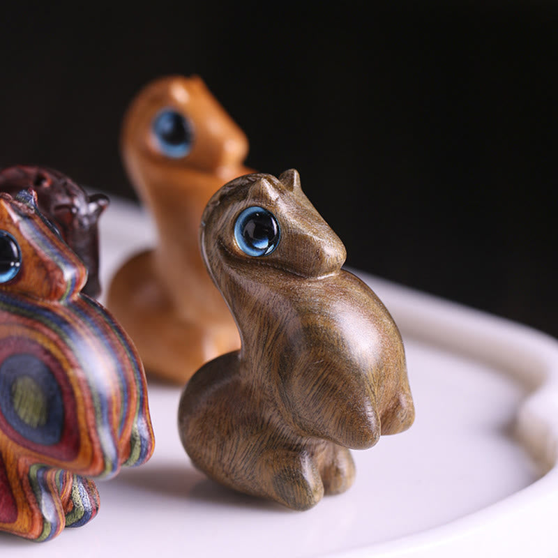 Nimara Ritual Small Leaf Red Sandalwood Green Sandalwood Lucky Mini Horse Protection Decoration