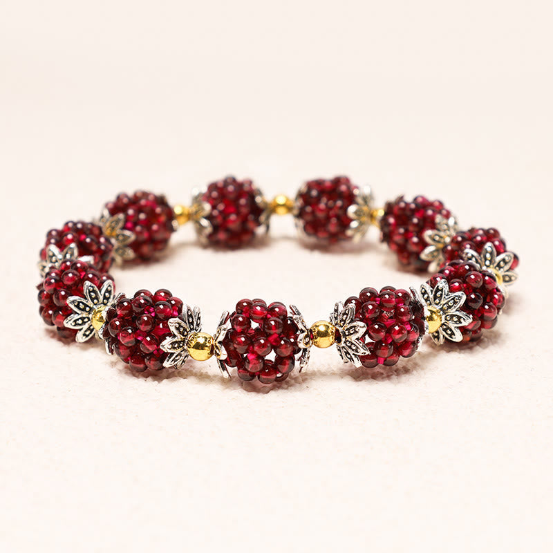 Nimara Ritual Natural Garnet Healing Bracelet