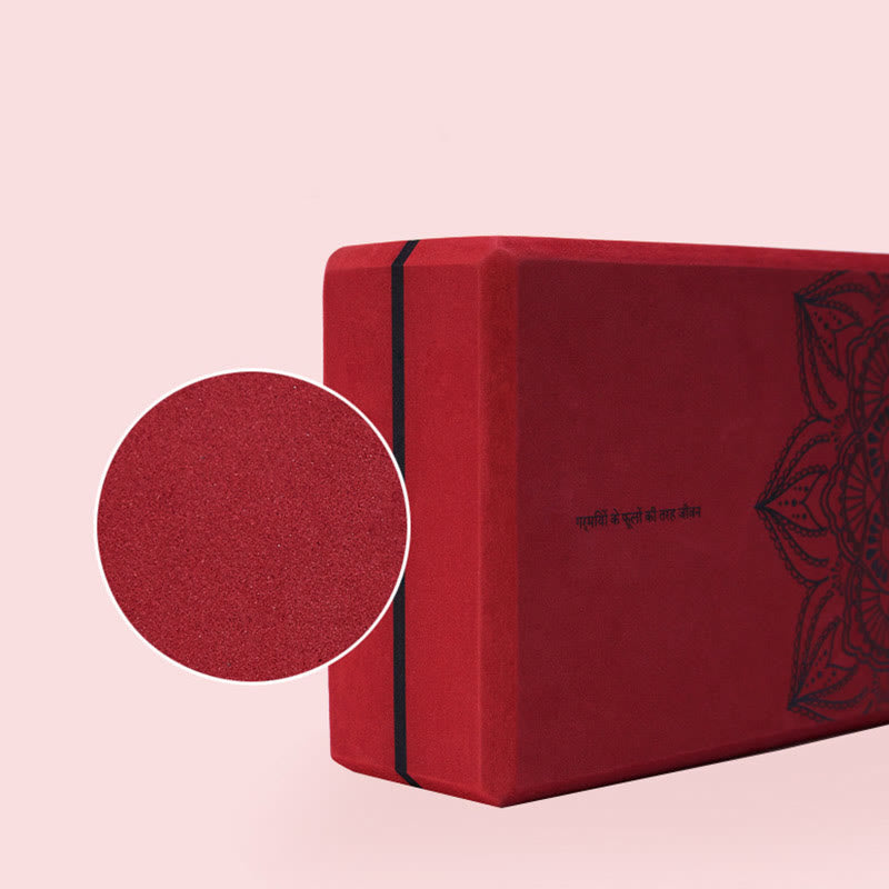 Nimara Ritual Tibetan Mandala Mindful Soft Non-Slip Foam Yoga Block