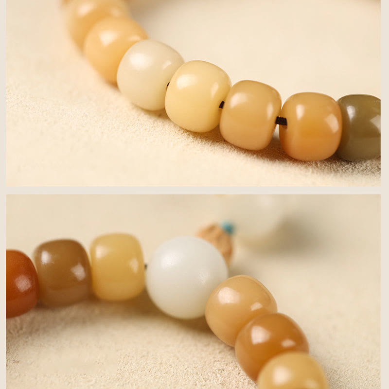 Nimara Ritual Natural Bodhi Seed The Lord of the Corpse Forest Om Mani Padme Hum Wisdom Bracelet