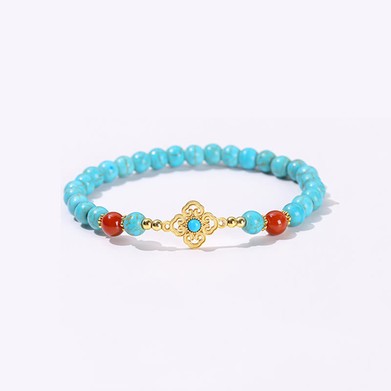 Nimara Ritual Turquoise Bead Protection Balance Bracelet